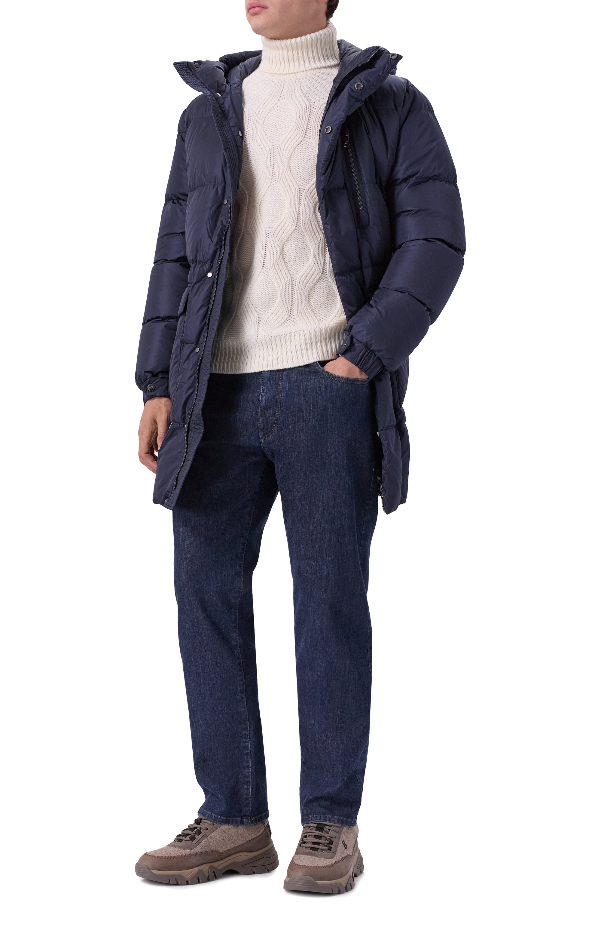 Свитер из шерсти и кашемира MOORER, арт. T0DI-WST, фото 2