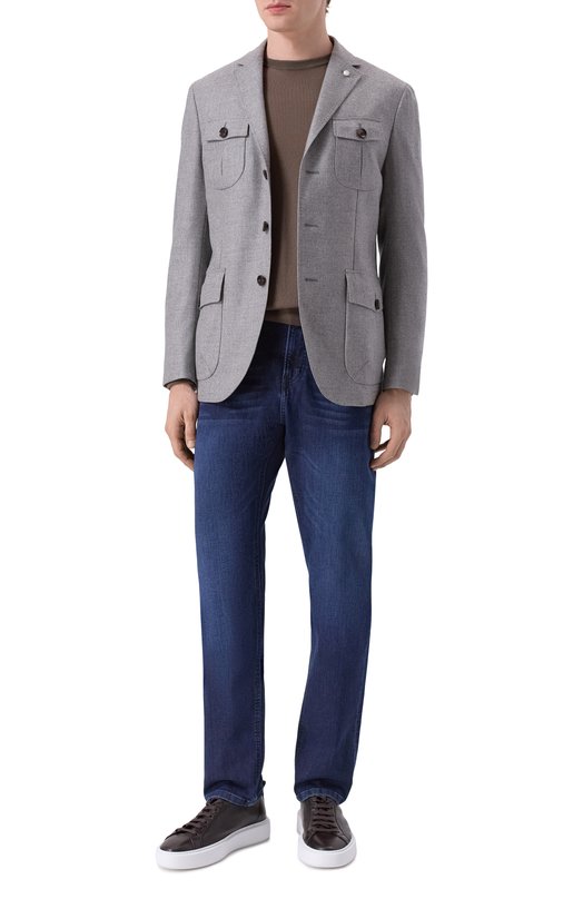 Куртка из шерсти и кашемира L.B.M. 1911 2564/52521 Серый  2564/52521 Фото 2