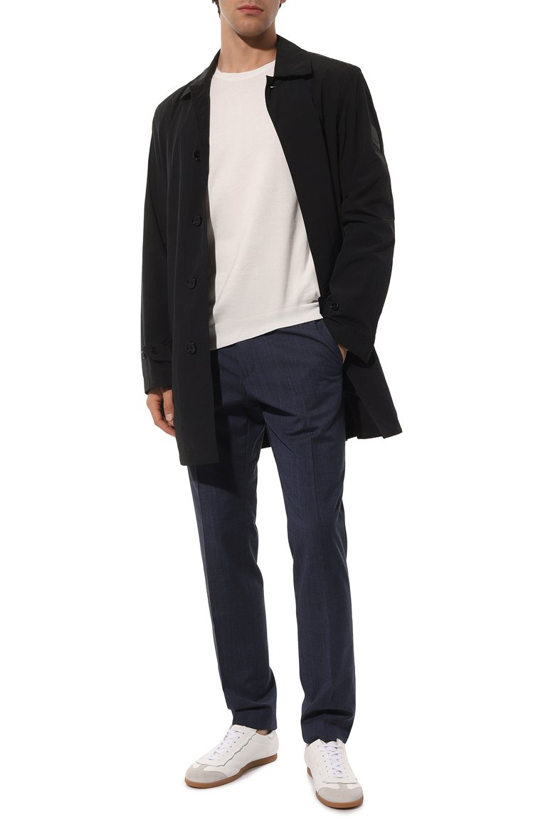 Брюки из шерсти и хлопка BOSS, арт. 50489354, фото 2