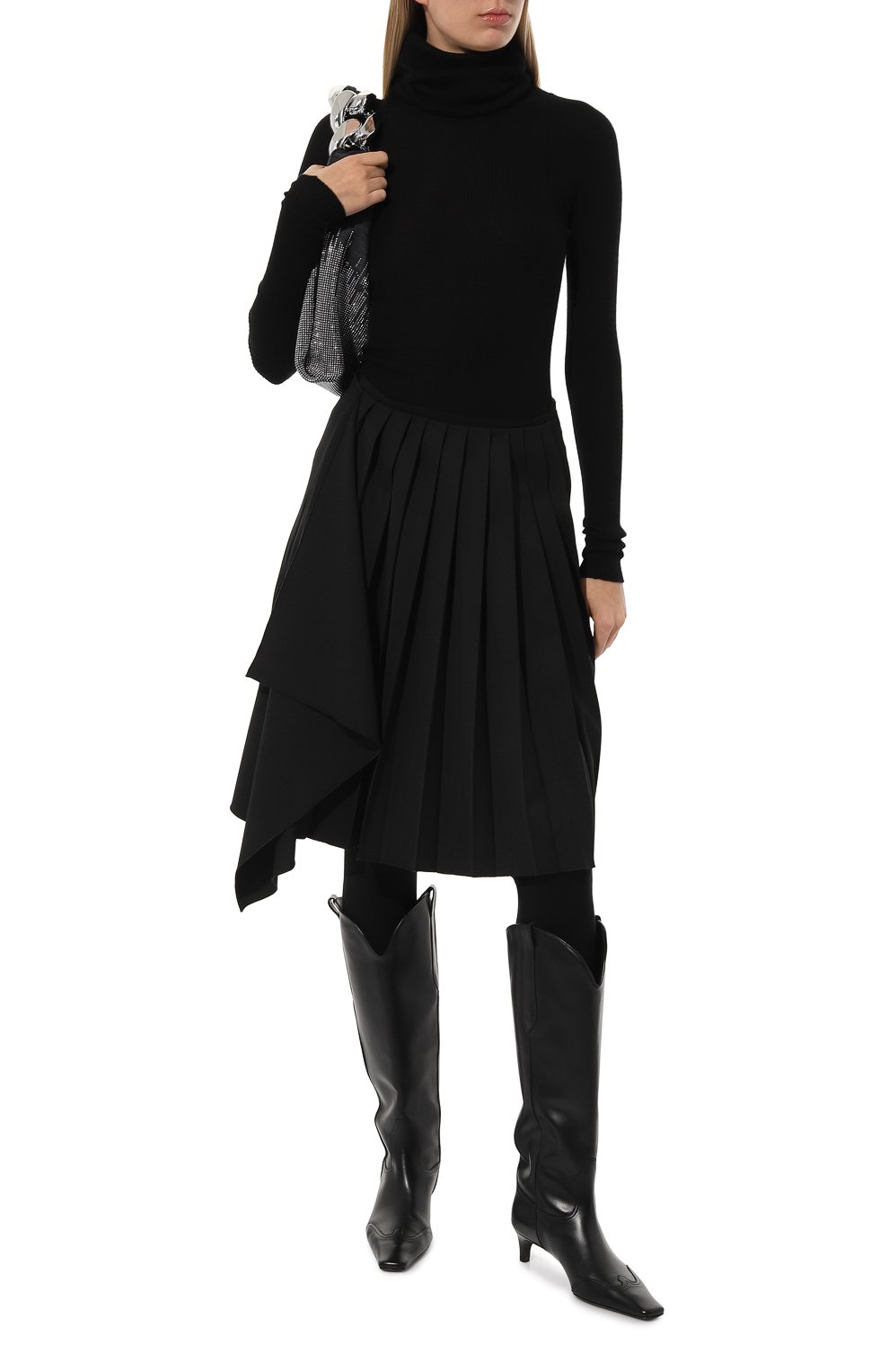 Кашемировая водолазка RICK OWENS, арт. RP02C1614/RIBWS, фото 2