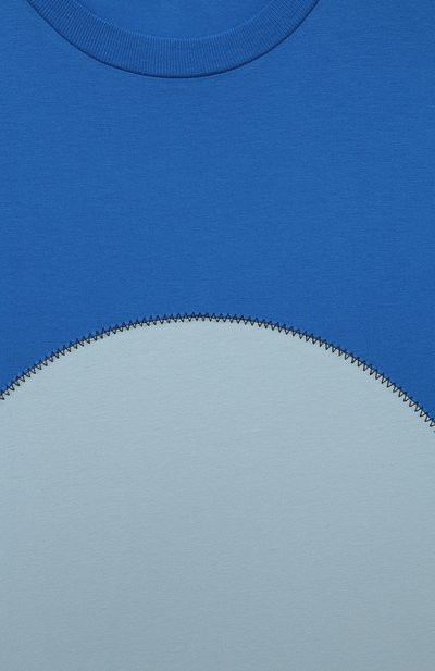 Хлопковое платье MARNI синего цвета по цене 12200 руб., арт. M01028/M00LE, фото 3 Хлопковое платье MARNI, арт. M01028/M00LE, фото 3