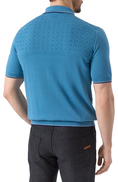 Хлопковое поло STEFANO RICCI, арт. K212032P31/F25297, фото 4