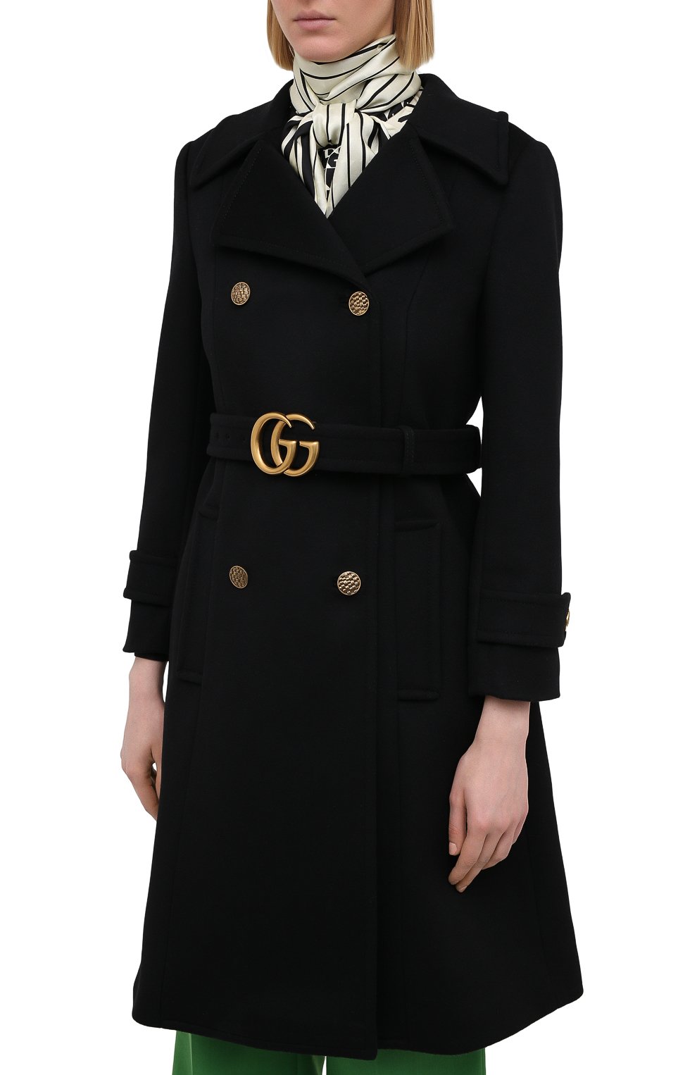 Шерстяное пальто GUCCI, арт. 643300/ZHW03, фото 3