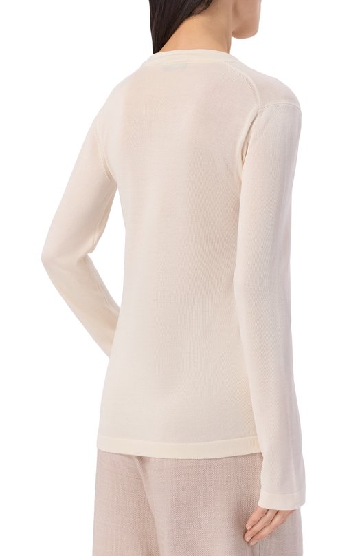 Шелковый кардиган Colombo MA04901/L/4-120AN Кремовый  MA04901/L/4-120AN Фото 4