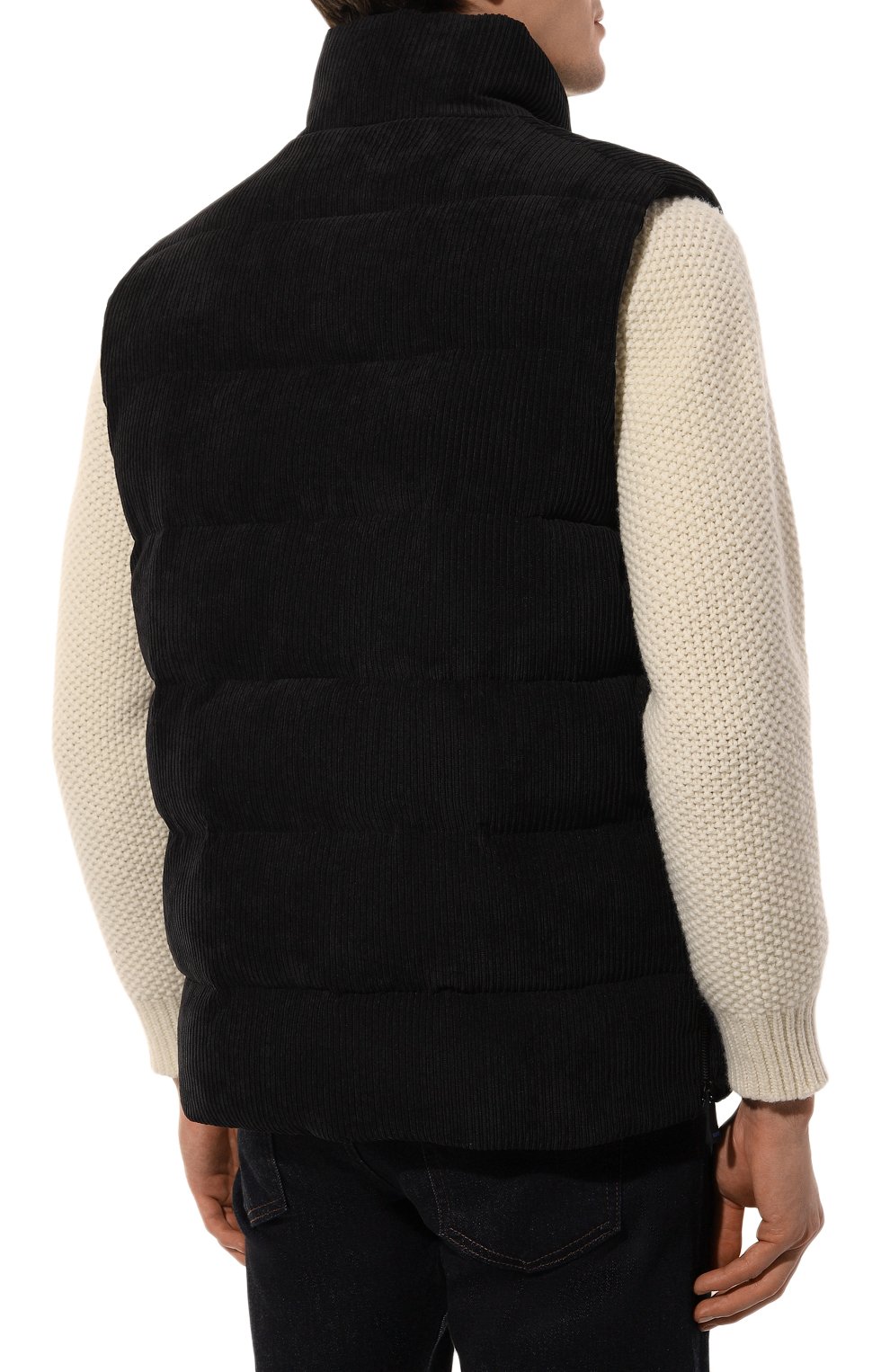 Утепленный жилет из вельвета KITON, арт. UGK078K0234F, фото 4