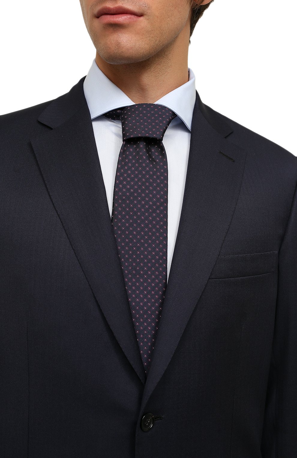 Шелковый галстук CORNELIANI, арт. 90U390-2820308/00, фото 2