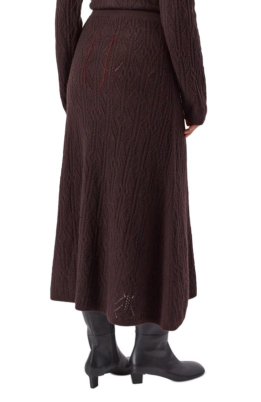 Кашемировая юбка Uma Wang V2256N001 Коричневый  V2256N001 Фото 4