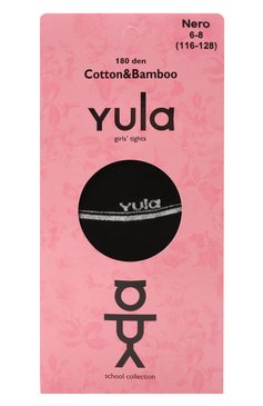 Детские колготки cotton & bamboo 180 den YULA черного цвета, арт. YU-226 | Фото 1 (Материал: Текстиль, Хлопок; Региональные ограничения белый список (Axapta Mercury): Не проставлено; Материал сплава: Проставлено; Нос: Не проставлено)