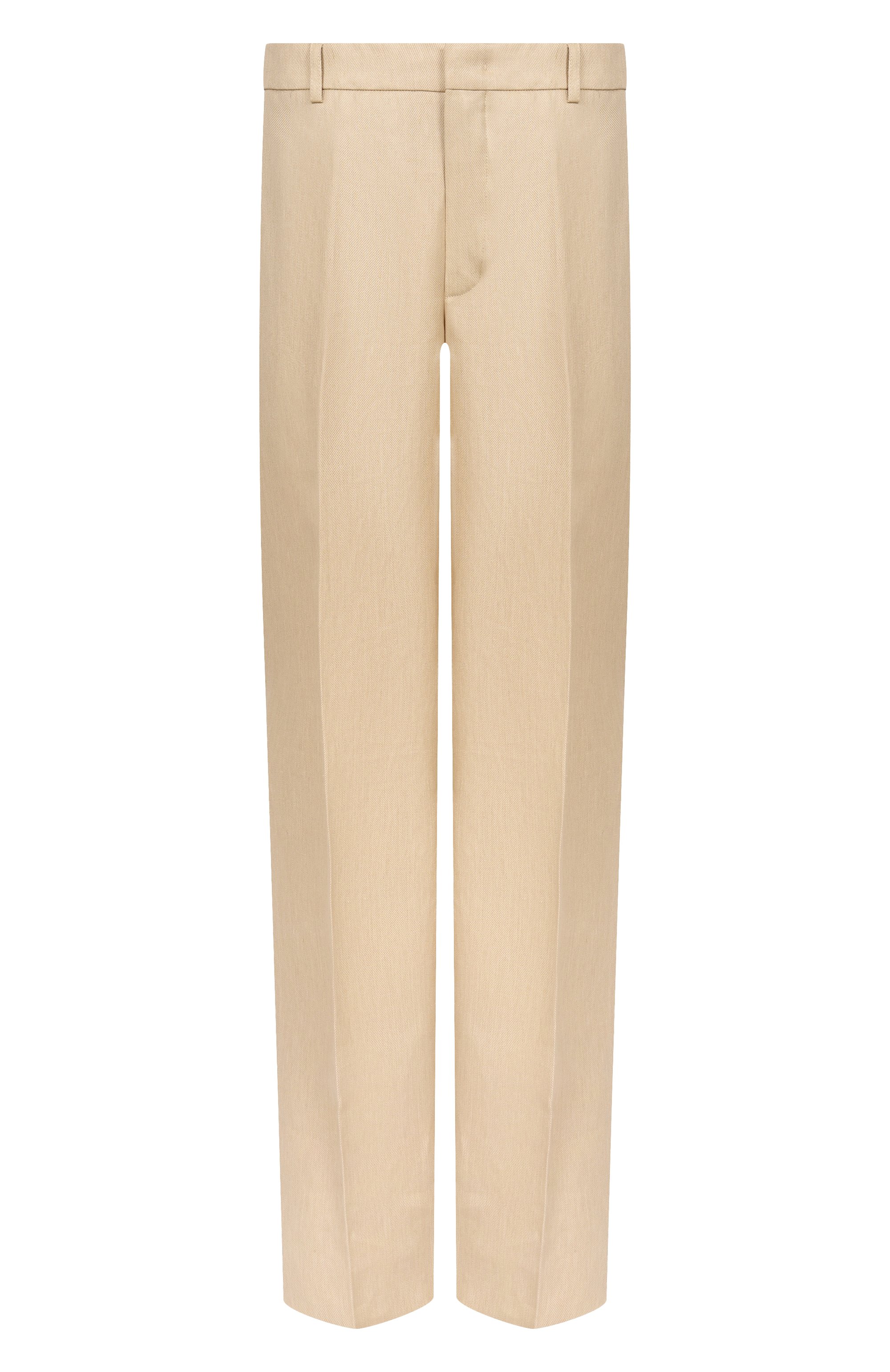 Хлопковые брюки LORO PIANA светло-бежевого цвета по цене 135500 руб., арт. FAN9125, фото 1 Хлопковые брюки LORO PIANA, арт. FAN9125, фото 1