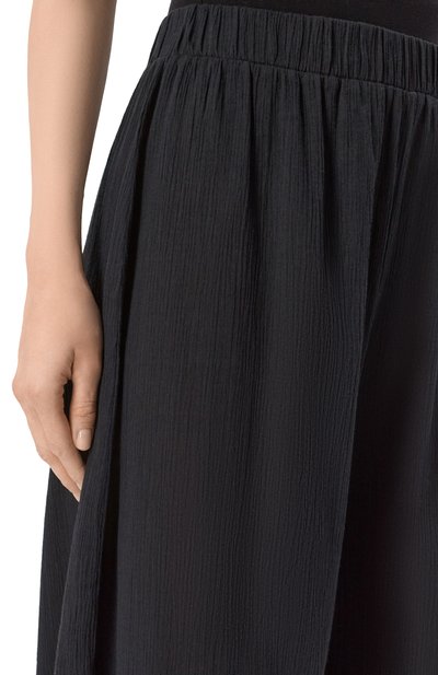 Хлопковые брюки MAX MARA черного цвета по цене 19910 руб., арт. SIMEONE 31310128, фото 5 Хлопковые брюки MAX MARA, арт. SIMEONE 31310128, фото 5