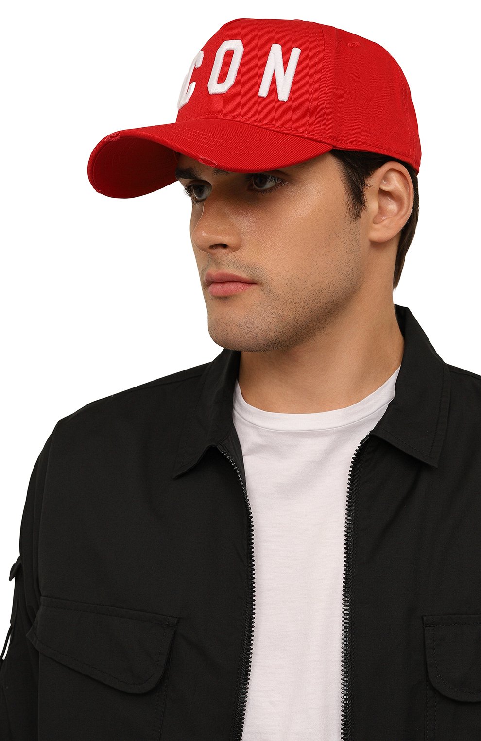 Хлопковая бейсболка DSQUARED2, арт. BCM4001 05C00001, фото 2