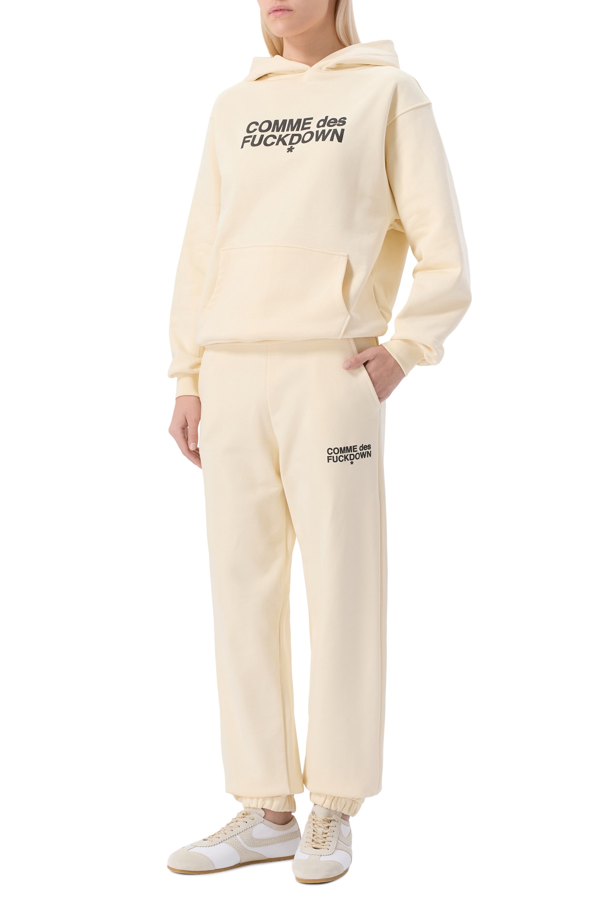 Хлопковые джоггеры COMME DES FUCKDOWN, арт. CFABW01357, фото 2