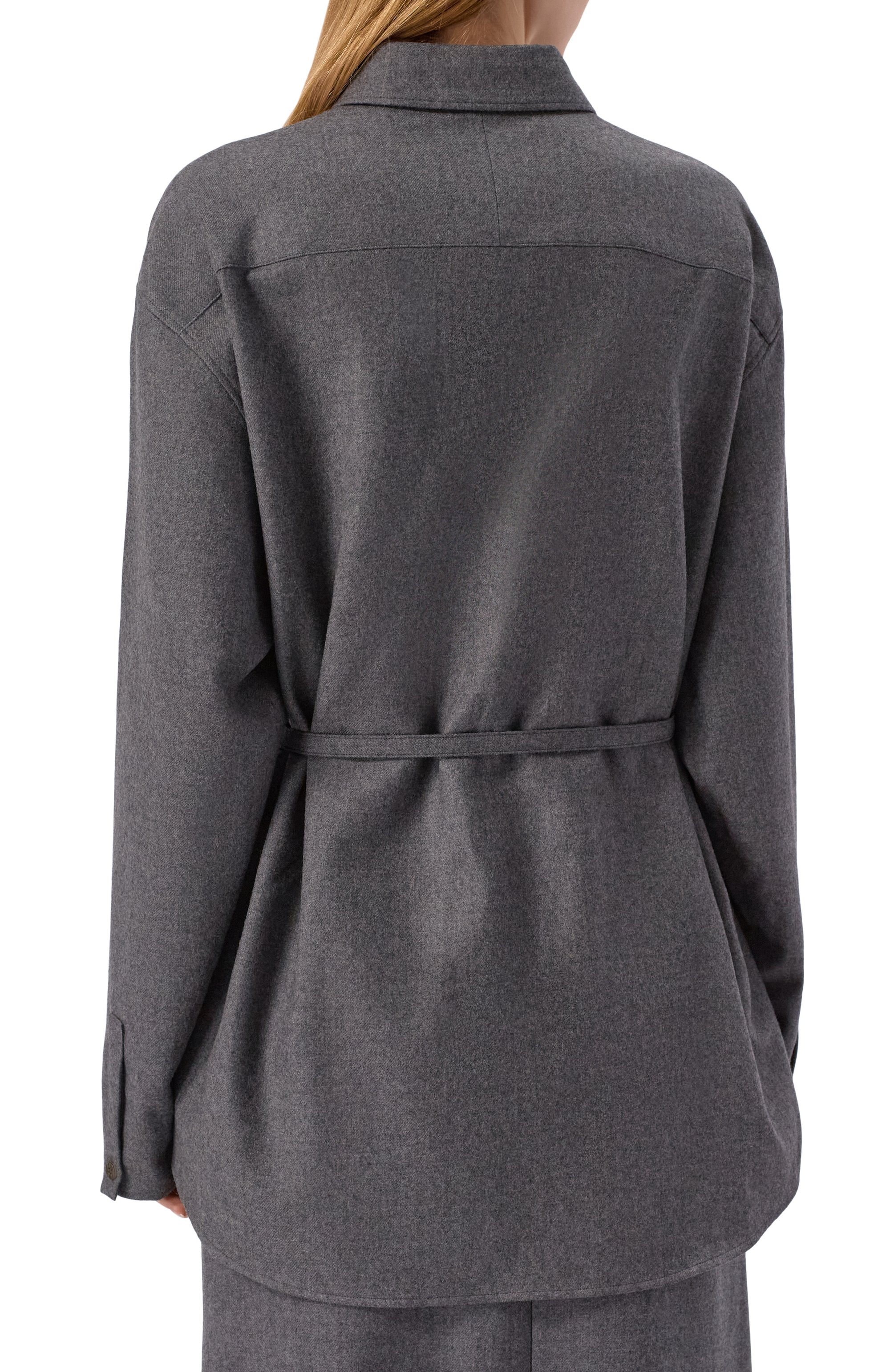 Шерстяная рубашка LE17SEPTEMBRE, арт. LS2579SH002EGR, фото 4