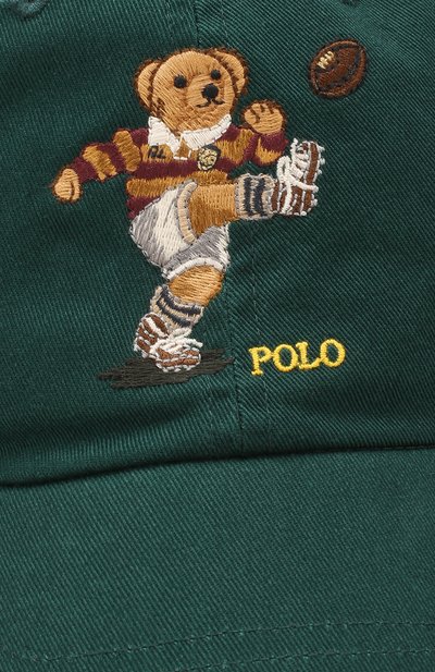 Хлопковая бейсболка POLO RALPH LAUREN, арт. 710751109, фото 3