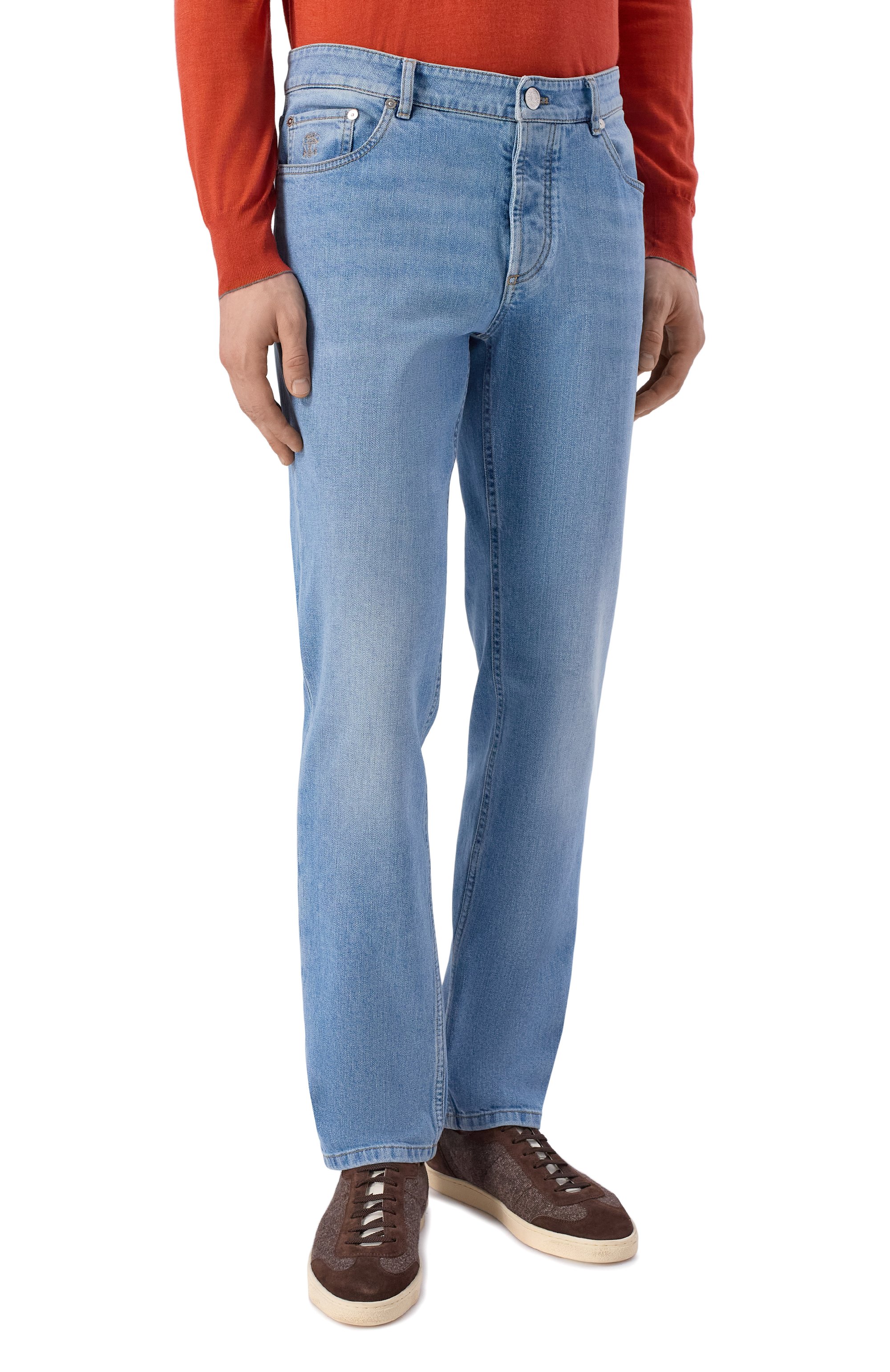 Джинсы traditional fit BRUNELLO CUCINELLI, арт. M283PB3210, фото 3