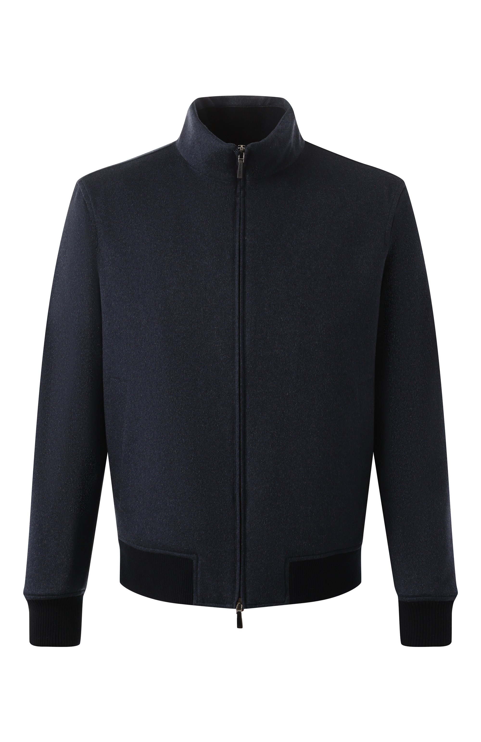 Кашемировый бомбер с подкладкой из хорька COLOMBO темно-синего цвета по цене 766500 руб., арт. GB00215/FUR, фото 1 Кашемировый бомбер с подкладкой из хорька COLOMBO, арт. GB00215/FUR, фото 1