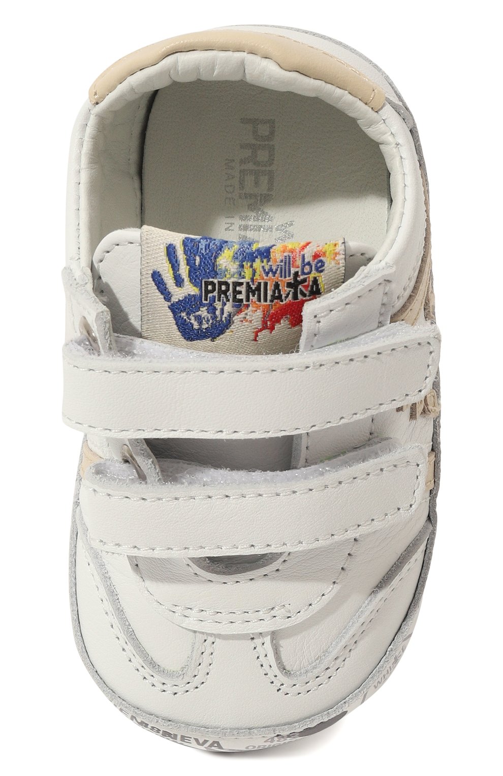 Кожаные кеды PREMIATA WILL BE белого цвета по цене 16450 руб., арт. 18CU0022-V/16-19, фото 4 Кожаные кеды PREMIATA WILL BE, арт. 18CU0022-V/16-19, фото 4