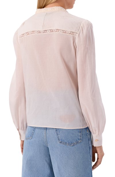 Шелковая рубашка VALENTINO, арт. 7B3AB7P5/97Y, фото 4