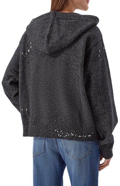 Кардиган DOMREBEL, арт. RENEGADE/KNIT ZIP H00DIE, фото 4