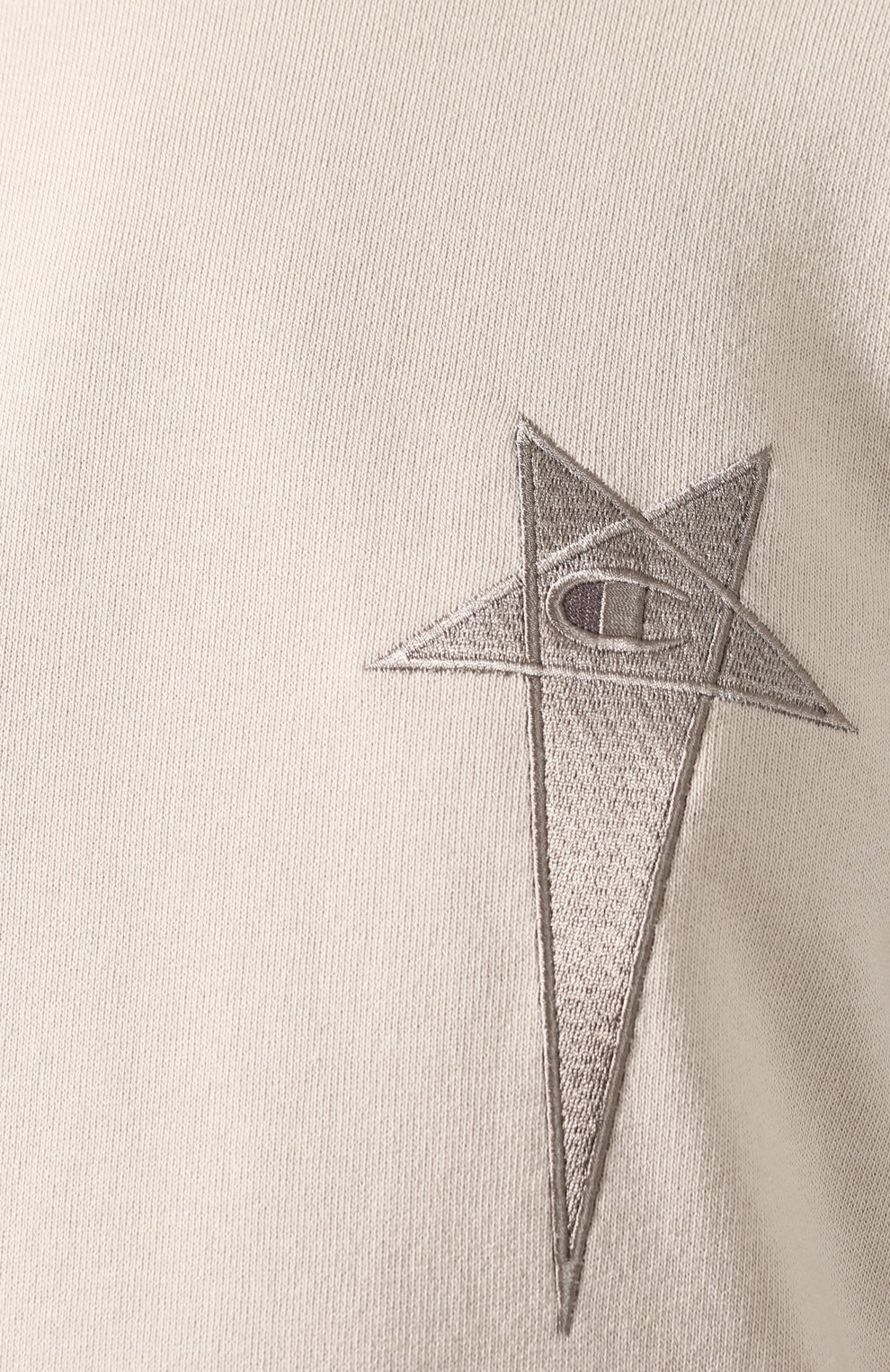 Хлопковый свитшот rick owens x champion RICK OWENS, арт. CW20S0008/113639, фото 5