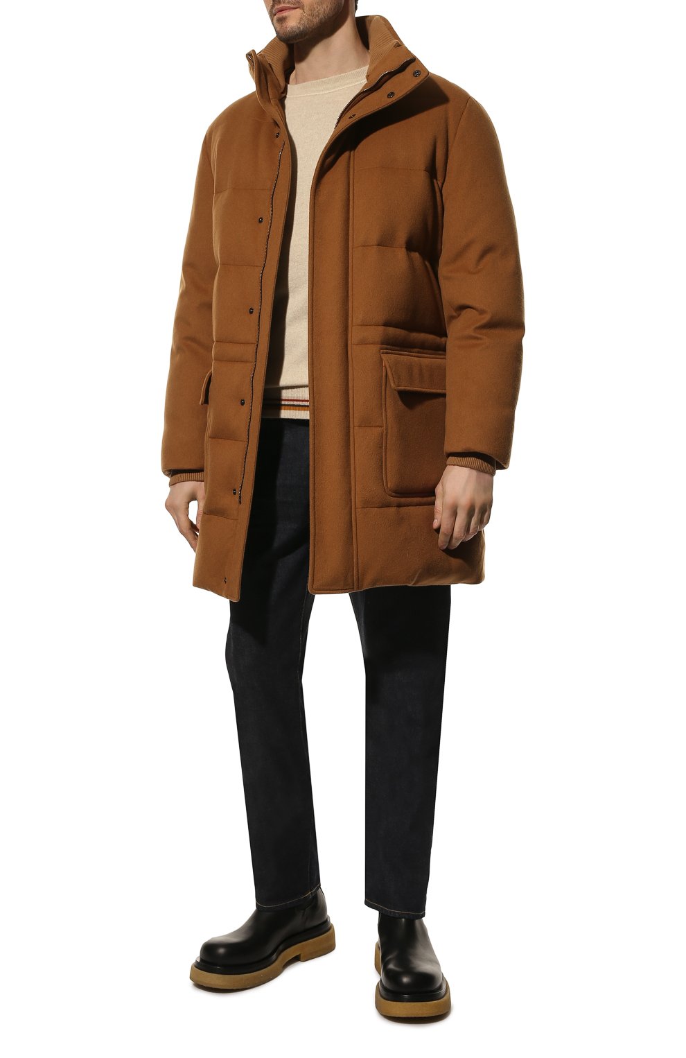 Пуховик из шерсти викуньи LORO PIANA коричневого цвета по цене 2510000 руб., арт. FAL8308/VVIC, фото 2 Пуховик из шерсти викуньи LORO PIANA, арт. FAL8308/VVIC, фото 2