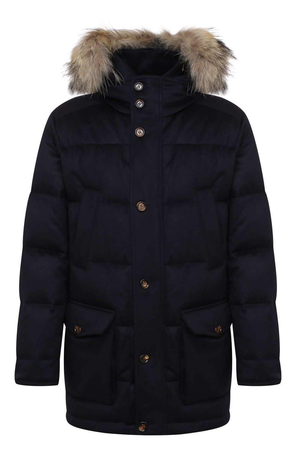 Пуховик KIRED темно-синего цвета по цене 299500 руб., арт. WANIEW6818019001, фото 1 Пуховик KIRED, арт. WANIEW6818019001, фото 1