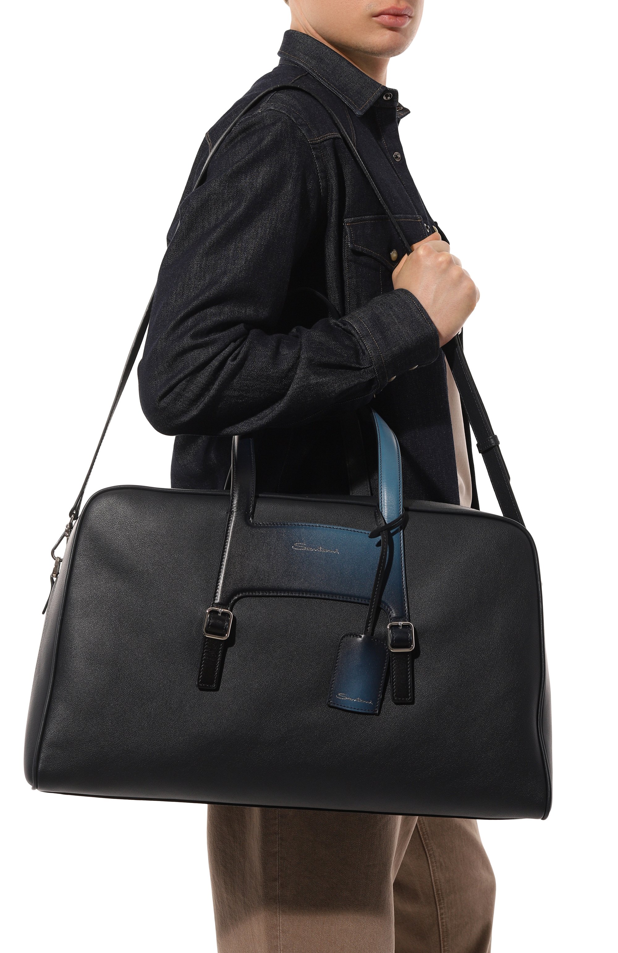 Дорожная сумка SANTONI, арт. UIBBA2419EN-ATU7U5S, фото 2