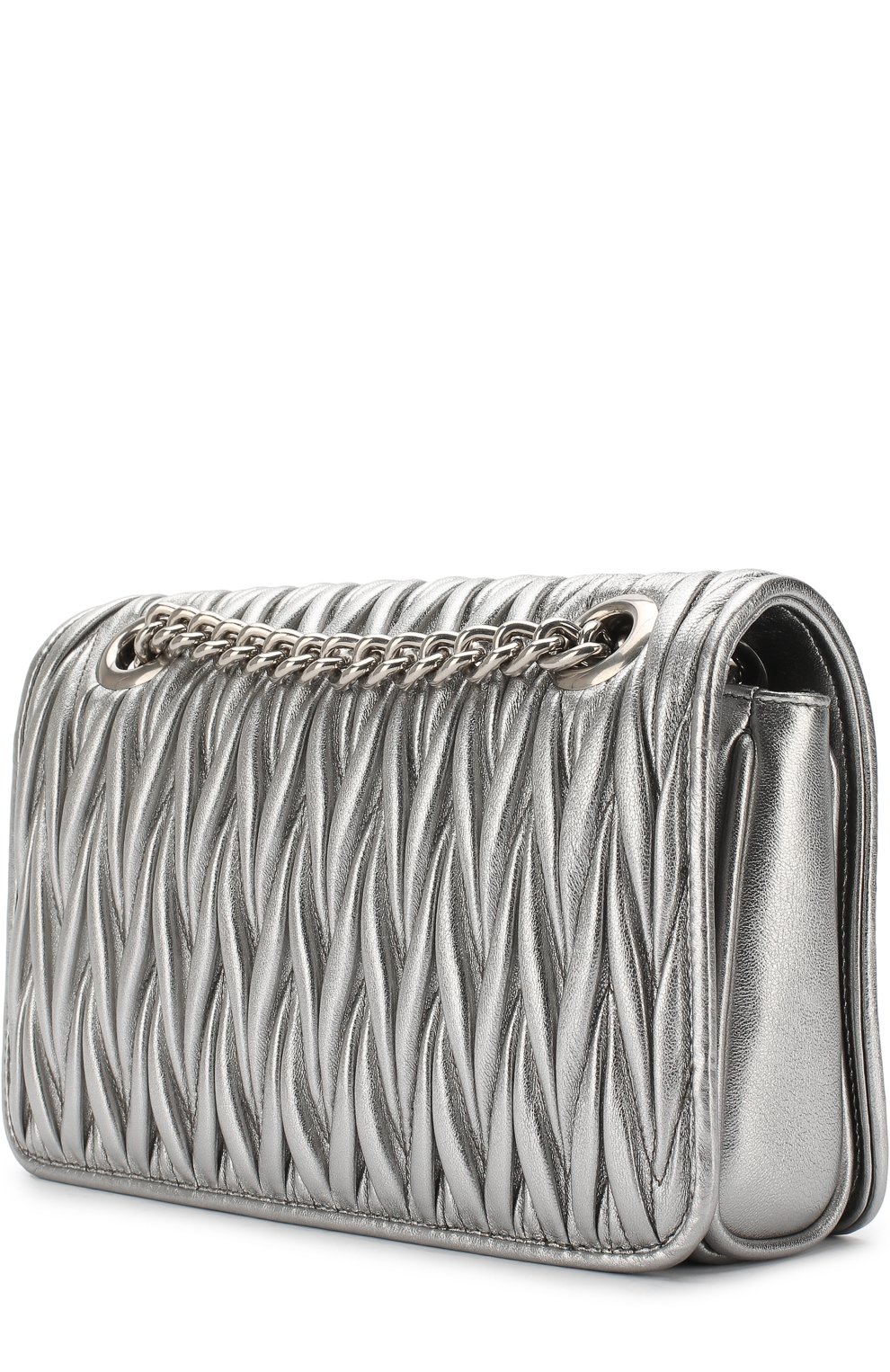 Кожаная сумка на цепочке MIU MIU, арт. 5BD023-N88-F0135-OOO, фото 2