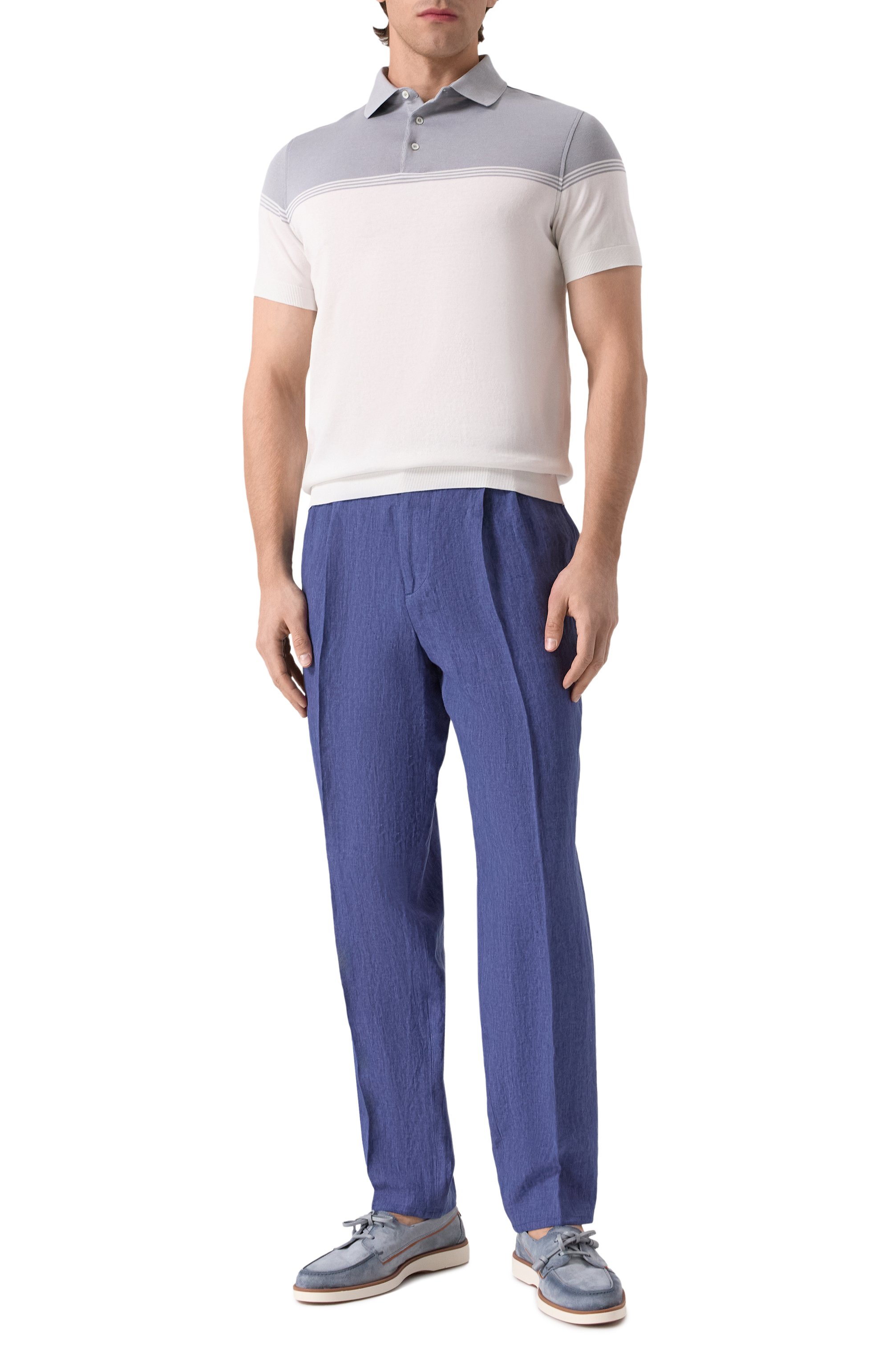 Хлопковое поло CORNELIANI, арт. 25G526-2525002, фото 2