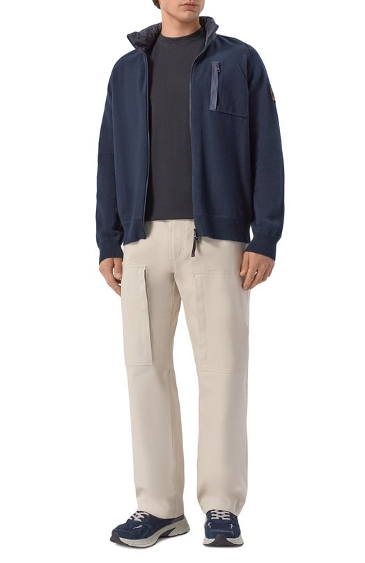 Хлопковый кардиган Parajumpers 26SM-PM KNR K09 Синий  26SM-PM KNR K09 Фото 2