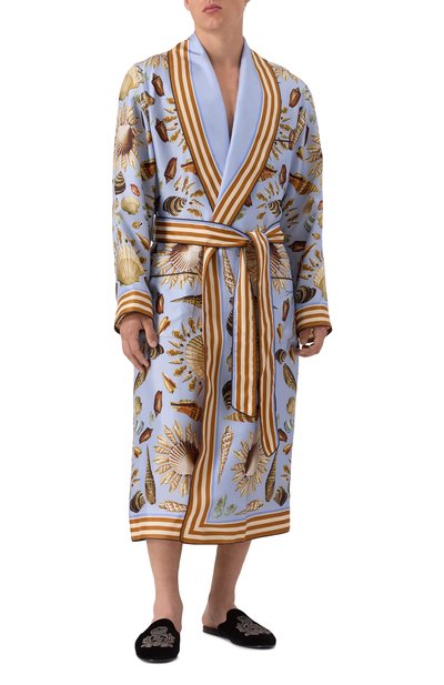 Шелковый халат DOLCE & GABBANA, арт. G031TT/HI1ZB, фото 2