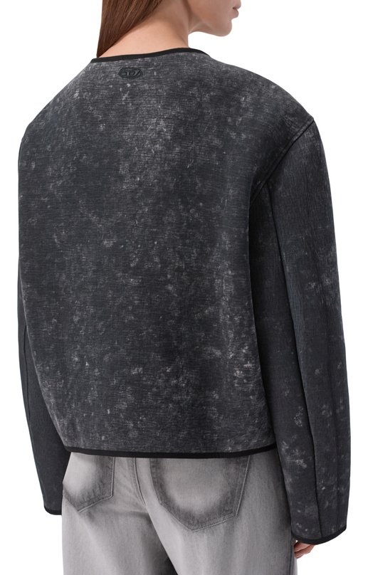 Хлопковый жакет Diesel A20914/0DCCK Серый  A20914/0DCCK Фото 4