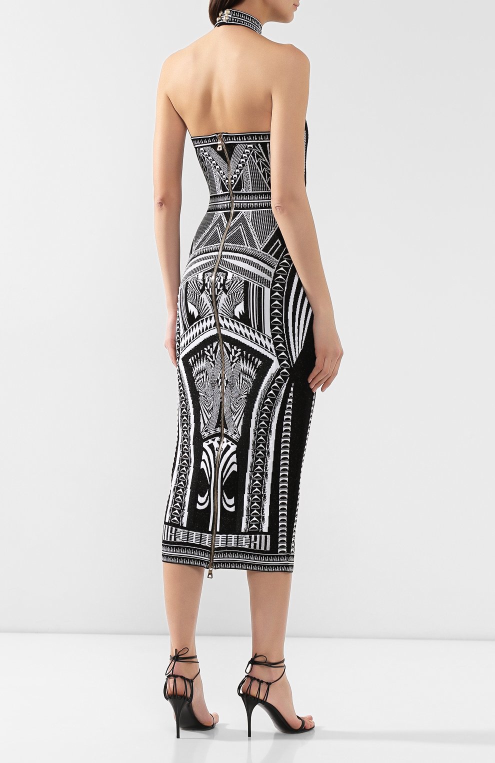 Платье BALMAIN черного цвета по цене 214500 руб., арт. TF16520/K011, фото 4 Платье BALMAIN, арт. TF16520/K011, фото 4