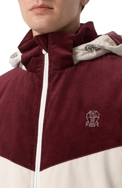 Вельветовая куртка BRUNELLO CUCINELLI бордового цвета по цене 793000 руб., арт. MM431KG15, фото 5 Вельветовая куртка BRUNELLO CUCINELLI, арт. MM431KG15, фото 5