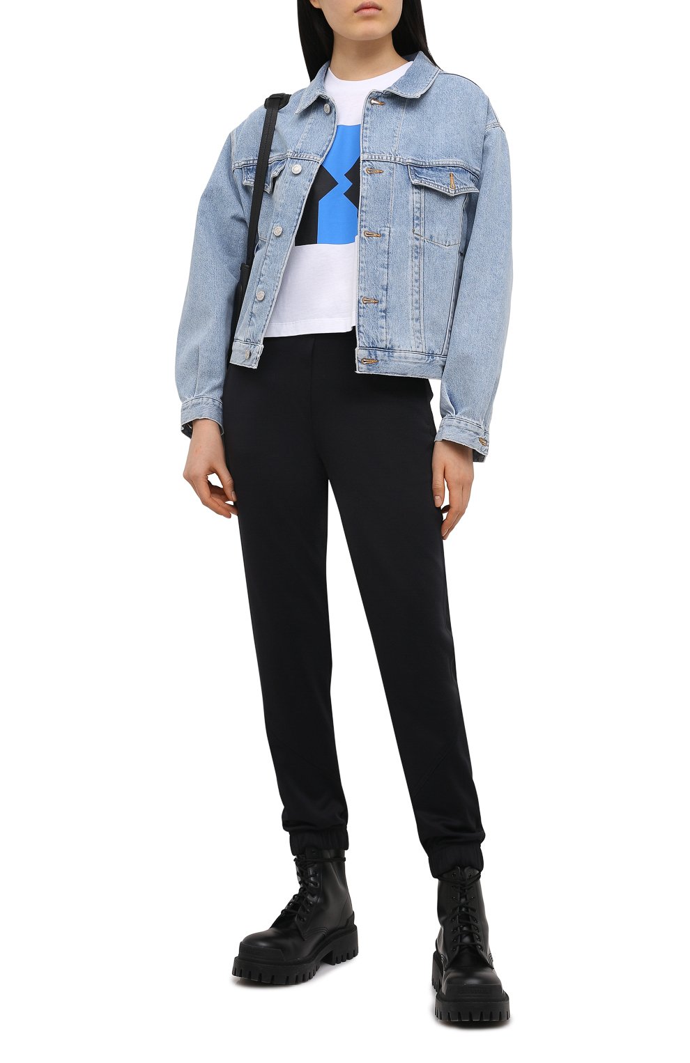 Хлопковая футболка kenzo sport KENZO, арт. FB52TS6904SJ, фото 2