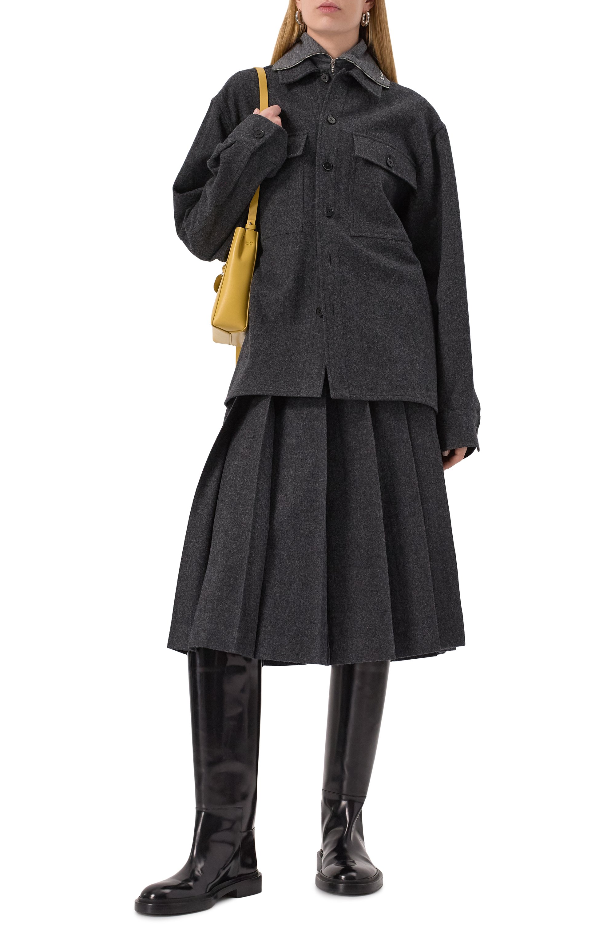 Шерстяная рубашка JIL SANDER, арт. J40DL0124-J40182, фото 2