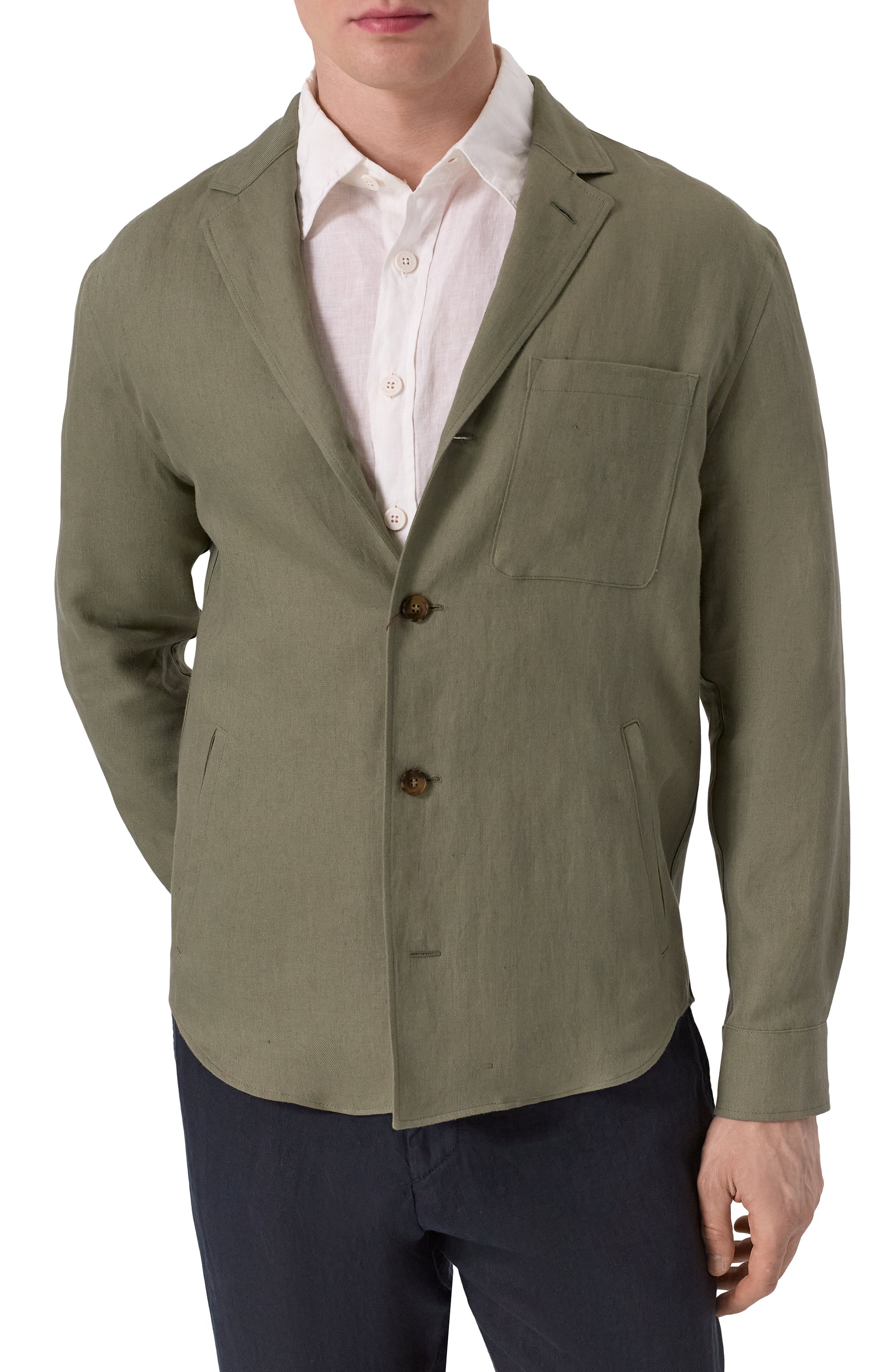 Льняной пиджак CANALI, арт. 31015/AE05539, фото 5