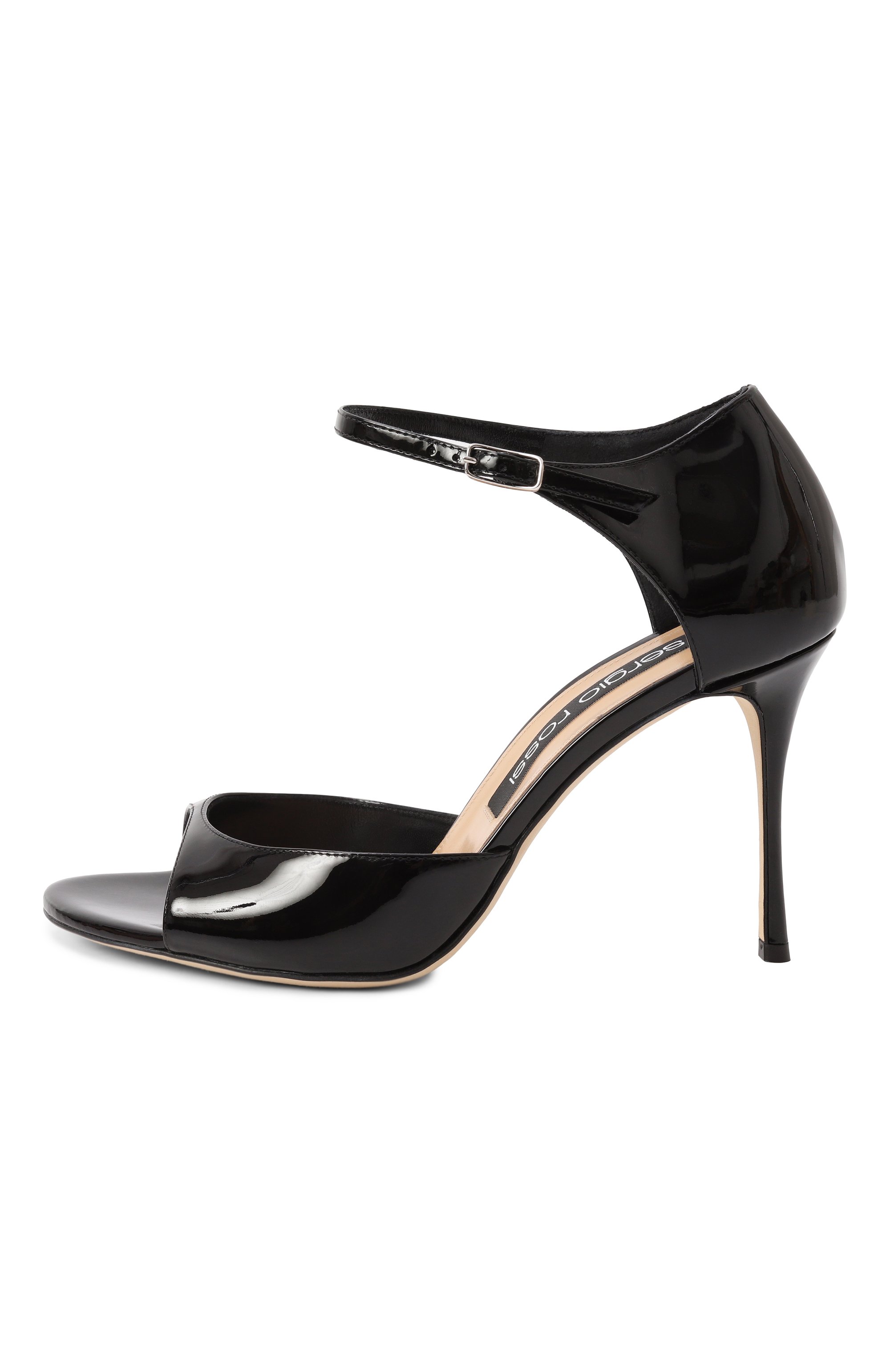 Лакированные босоножки godiva 90 SERGIO ROSSI, арт. B11930/MVIV01, фото 4
