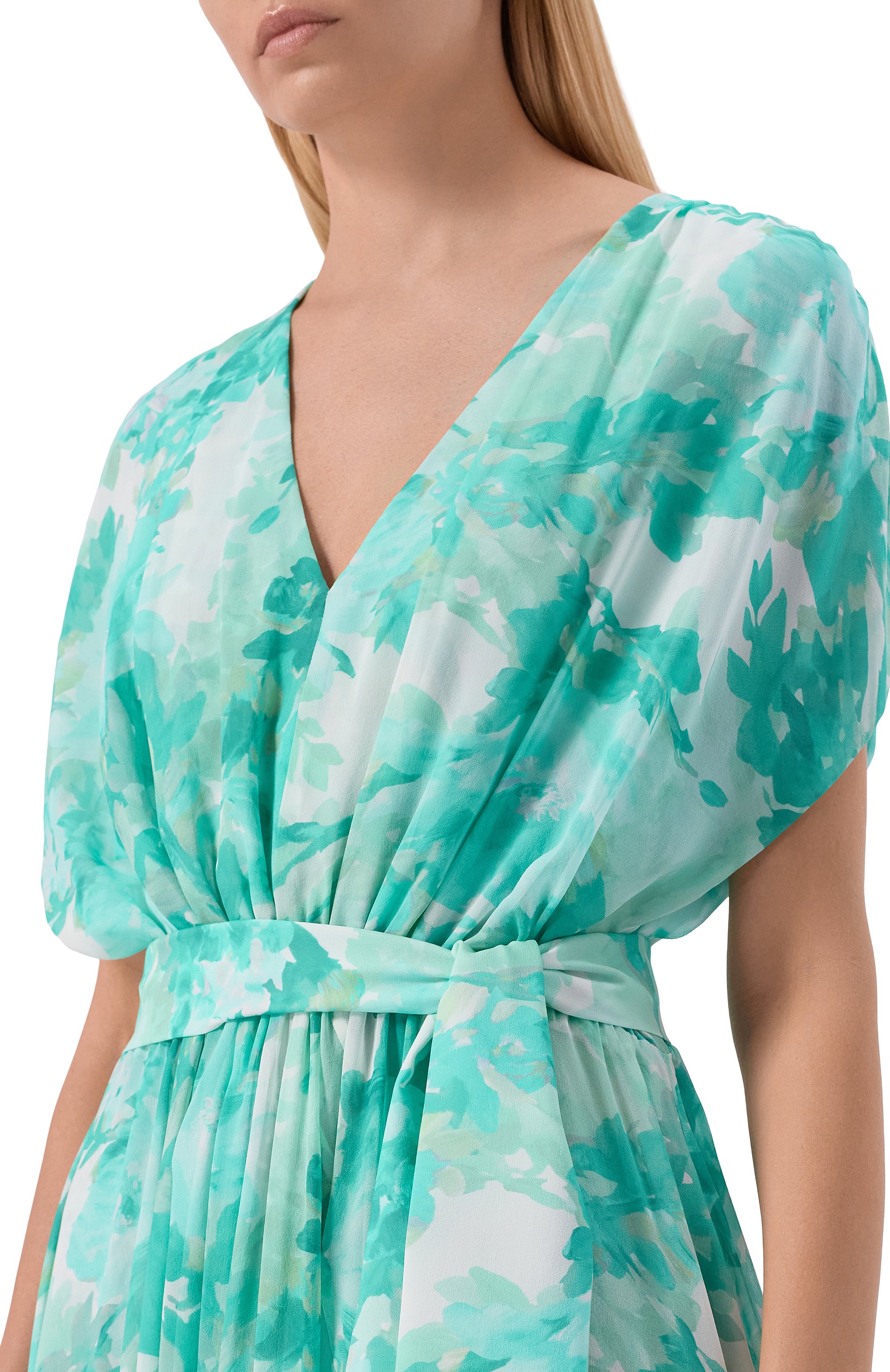 Шелковое платье KITON, арт. D61318K0870G, фото 4