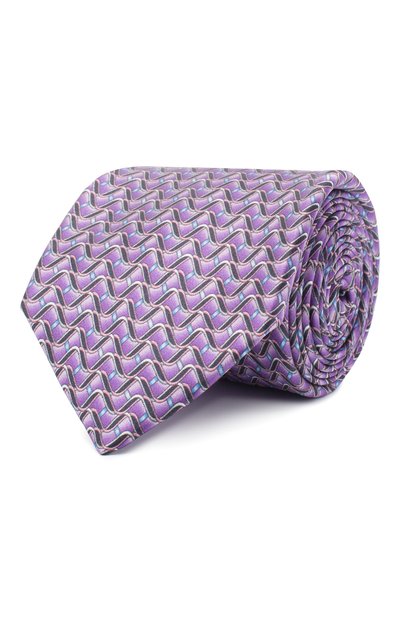 Мужской шелковый галстук ZILLI, арт. 51099/TIE