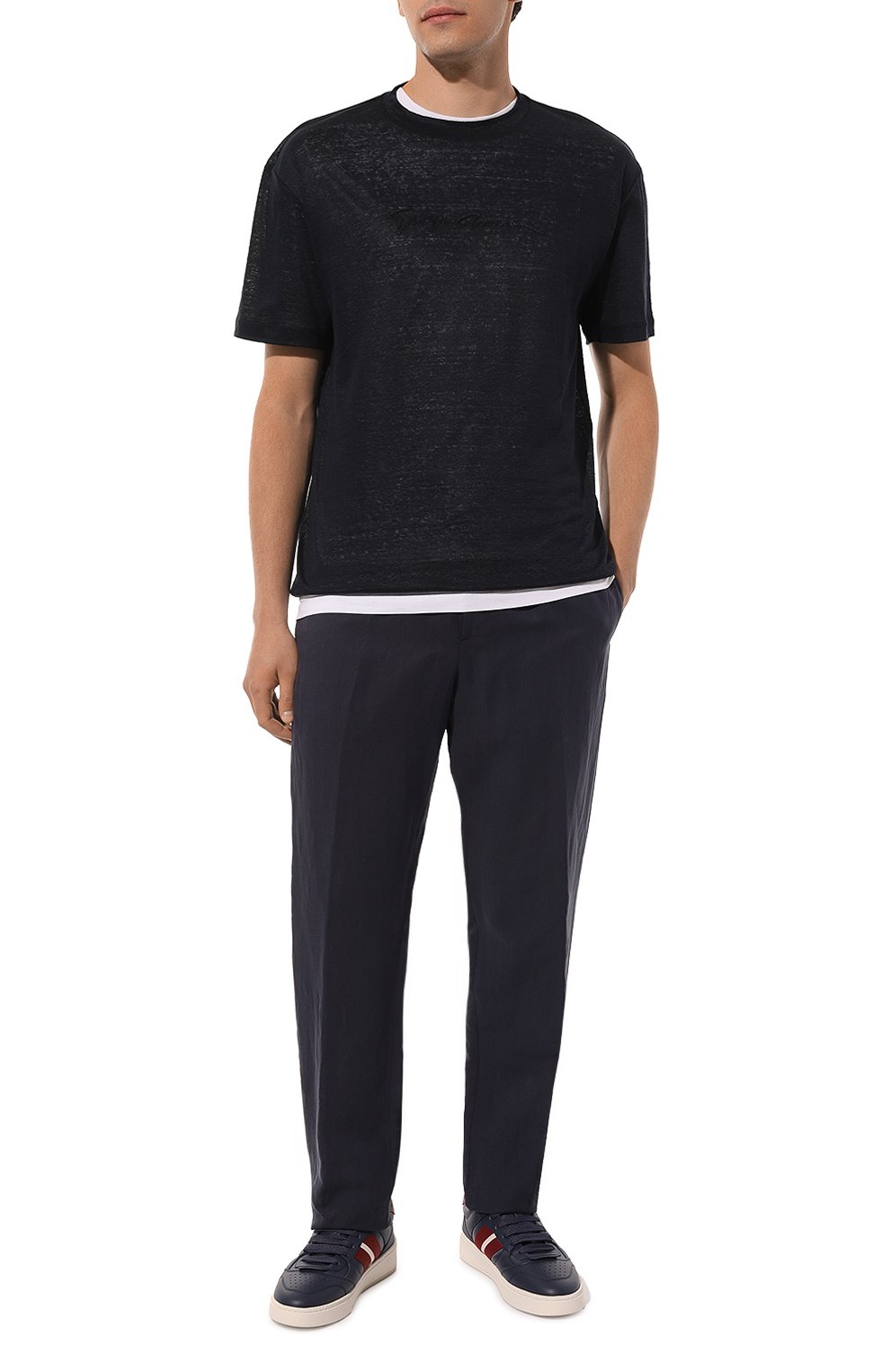 Брюки изо льна и шелка CANALI, арт. U7003/AX03156, фото 2