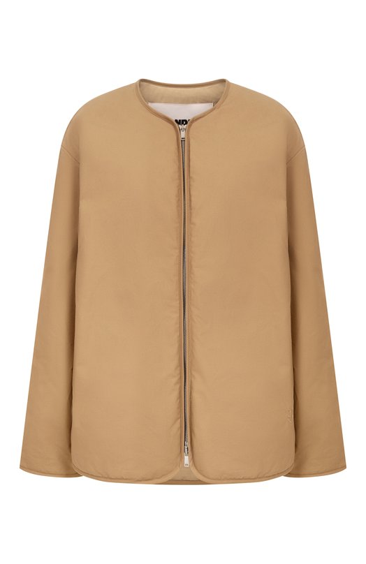 Хлопковая куртка Jil Sander J40SW0011/J45296 Бежевый J40SW0011/J45296