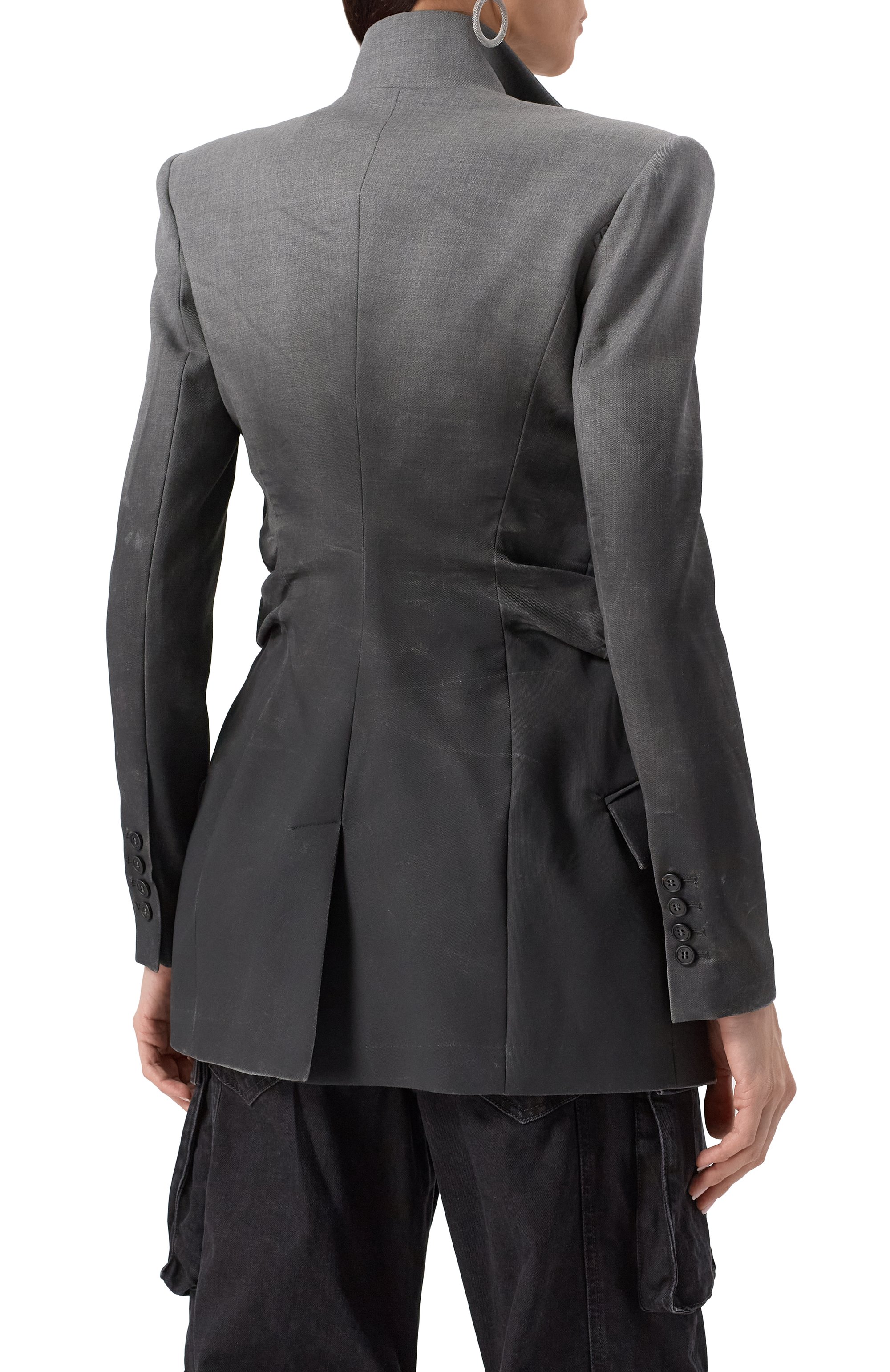 Шерстяной жакет THE ATTICO, арт. 250WCG00082/WWW062SP, фото 4