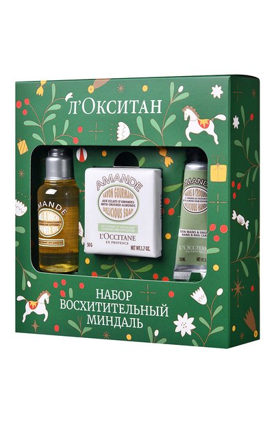 Набор "восхитительный миндаль" (50g+35+10ml) L`OCCITANE бесцветного цвета по цене 1250 руб., арт. 132585, фото 2 Набор "восхитительный миндаль" (50g+35+10ml) L`OCCITANE, арт. 132585, фото 2