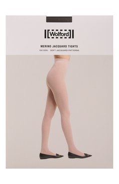 Женские колготки WOLFORD синего цвета, арт. 11338 | Фото 1 (Материал внешний: Шерсть, Синтетический материал; Материал сплава: Проставлено; Нос: Не проставлено)