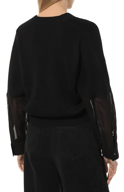 Хлопковый пуловер BRUNELLO CUCINELLI, арт. M1919B1338, фото 4