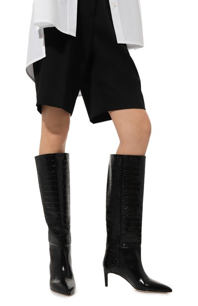 Кожаные сапоги stiletto 60 PARIS TEXAS черного цвета по цене 92900 руб., арт. PX503-XC0C0, фото 3 Кожаные сапоги stiletto 60 PARIS TEXAS, арт. PX503-XC0C0, фото 3