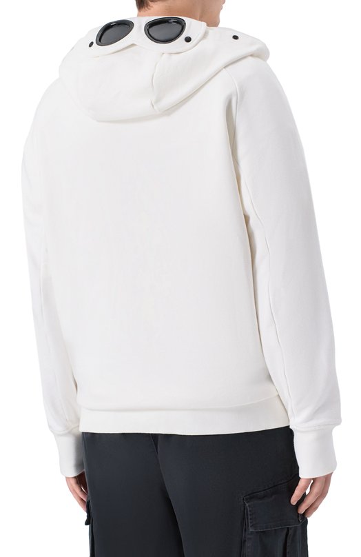 Хлопковая толстовка C.P. Company RCCMSS715A005086W Белый  RCCMSS715A005086W Фото 4