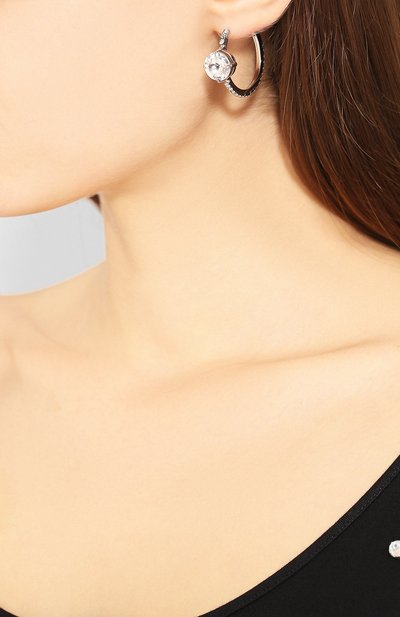 Серьги MIU MIU розового цвета по цене 30500 руб., арт. 5JO379-2EFK-F0Z2D, фото 2 Серьги MIU MIU, арт. 5JO379-2EFK-F0Z2D, фото 2