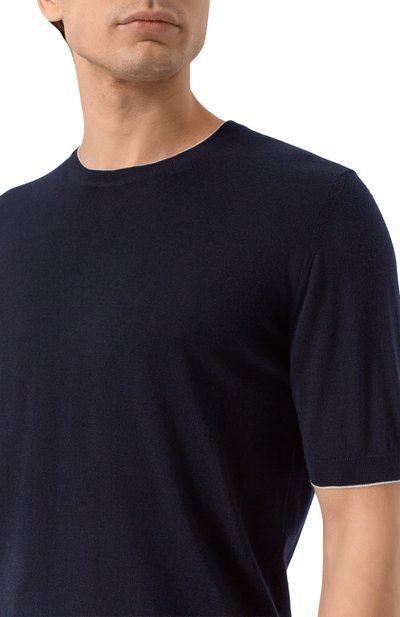 Джемпер из кашемира и шелка FEDELI, арт. MU0L5718B/CASMERE SETA BIC, фото 5